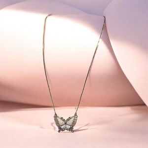 Elegant Butterfly Pendant Necklace